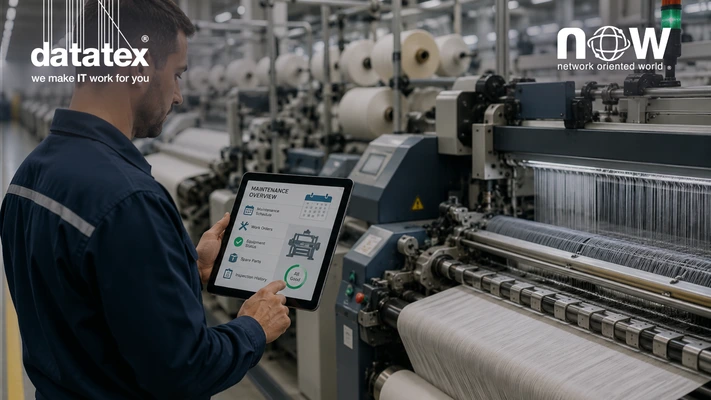 Preventive maintenance in textile production facility